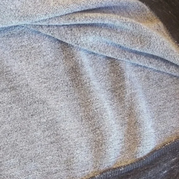 GAP Heather Gray Space Dye Short Sleeve Tunic Pullover Sweatshirt, XXL - Picture 9 of 9